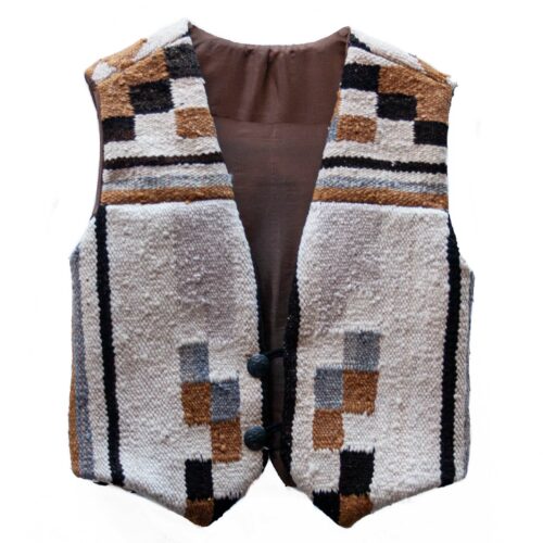 Gilet Sans Manches Laine Navajo Vintage