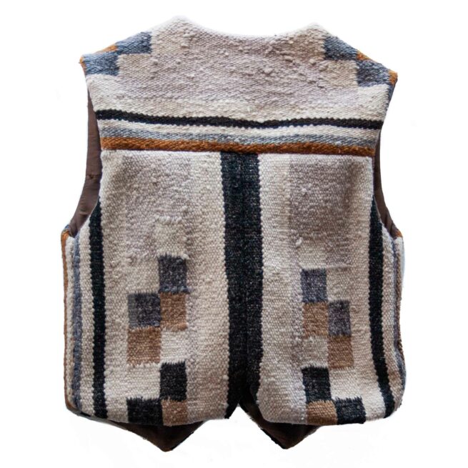 Gilet Sans Manches Laine Navajo Vintage – Image 2