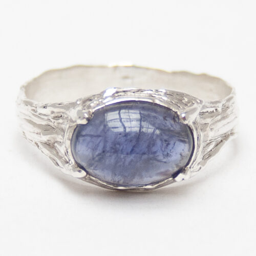 Bague Argent Iolite Cordiérite