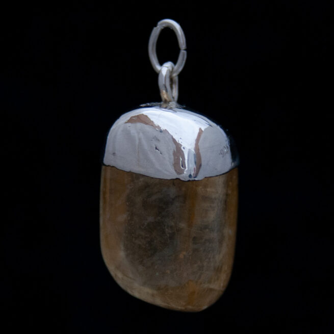 Pendentif Argent Calcite Dorée – Image 2