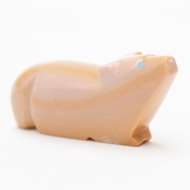 Sculpture Zuni Loup Jaune – Image 5
