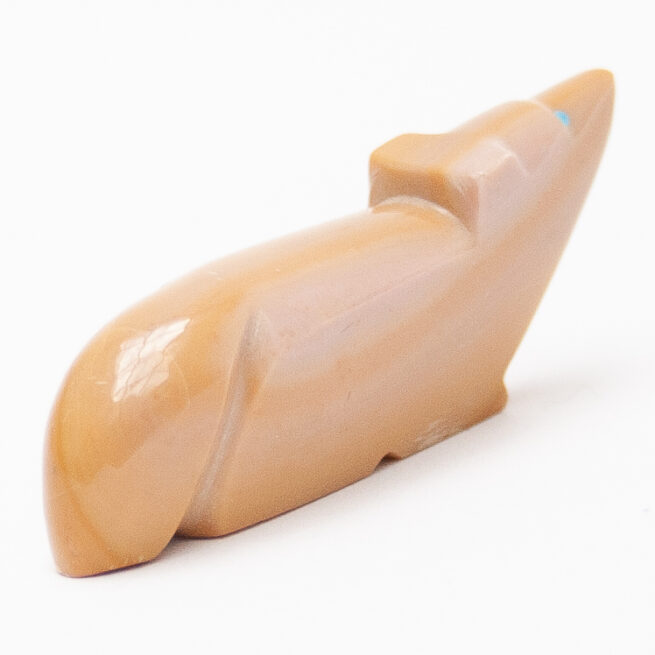 Sculpture Zuni Loup Jaune – Image 4