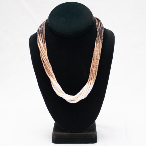 Ramona Bird 10-Strand Heishi Shell Necklace