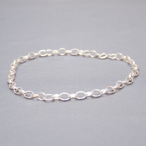 Sterling Silver Plain Ankle Bracelet