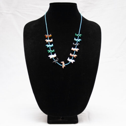 Native American Zuni Wolf Necklace