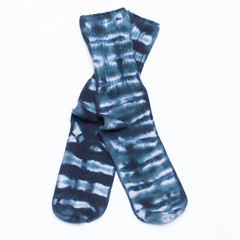 Dark Grey Tie-Dye Socks S/M