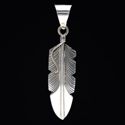 Pendentif Plume d'Aigle Argent