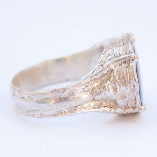 Bague Quartz Fumé Facetté – Image 8