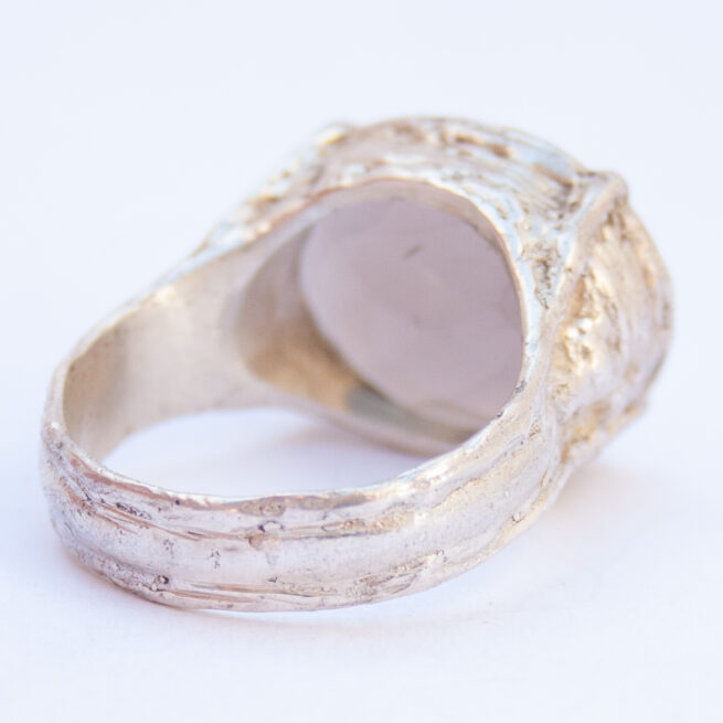 Bague Quartz Fumé Facetté – Image 6