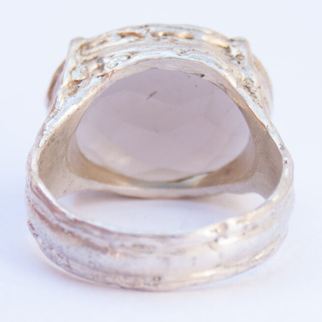 Bague Quartz Fumé Facetté – Image 7