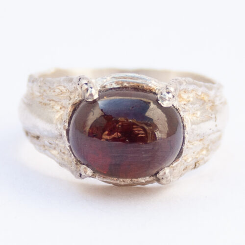 Spessartine Garnet Sterling Silver Ring