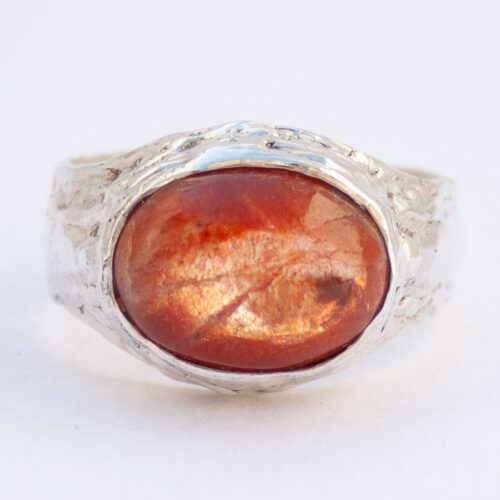 Sterling Silver Sunstone Ring