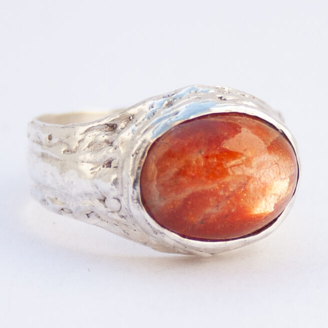 Sterling Silver Sunstone Ring - Image 2