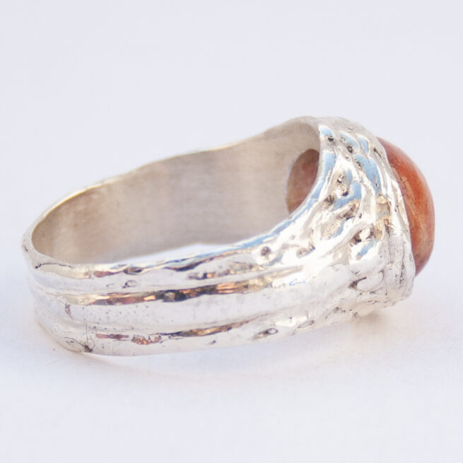 Sterling Silver Sunstone Ring - Image 4