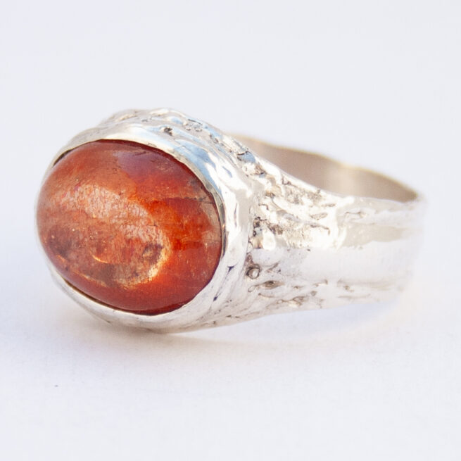 Sterling Silver Sunstone Ring