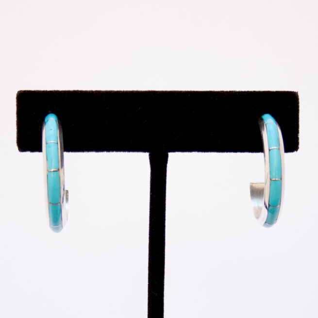 Boucles Zuni Cerceaux Turquoise