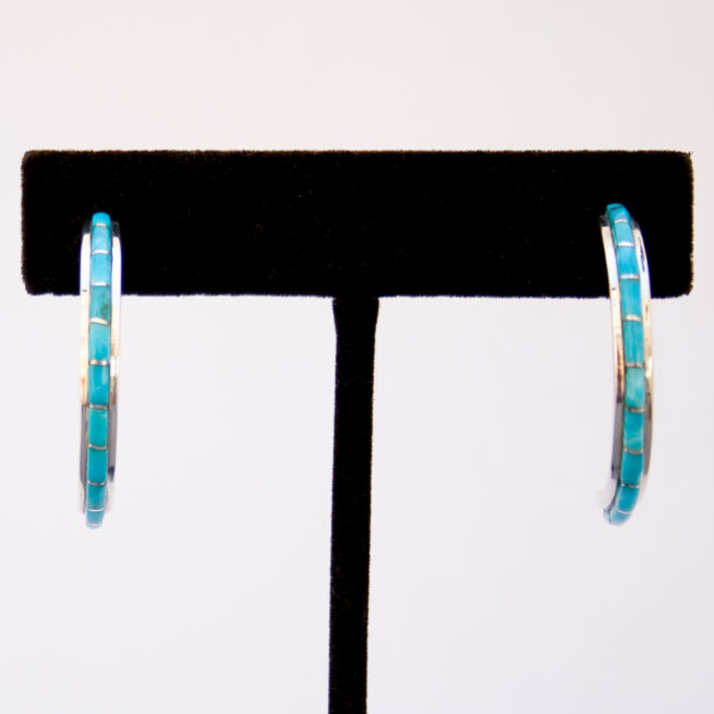 Boucles Créoles Kallestewa Turquoise