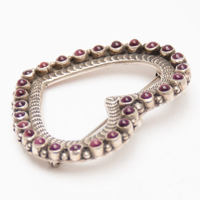 Lee Charley Spondylus Heart Pin Brooch Pendant - Image 4