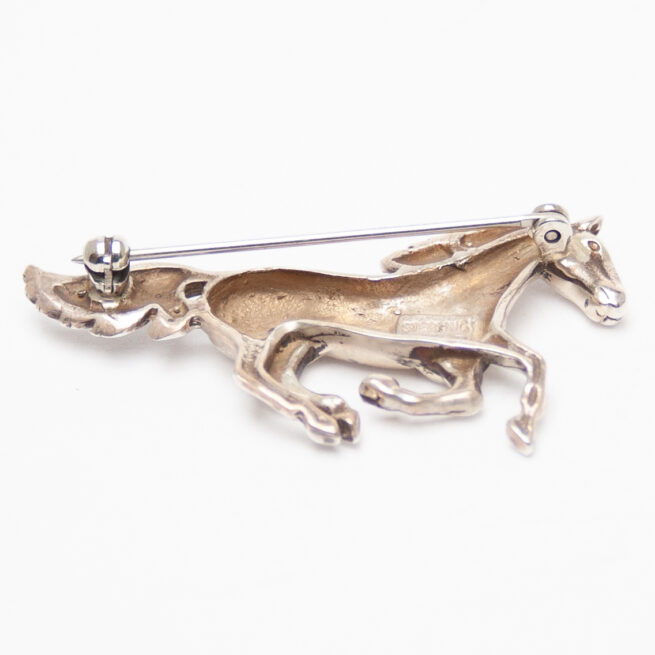 Glenn Irene Sandoval Silver Horse Pin Brooch - Image 2