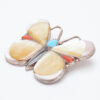 Pendentif Broche Papillon Nacre Dorée – Image 4
