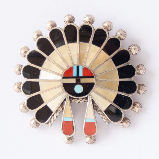 April Unkestine Kachina Brooch Pendant