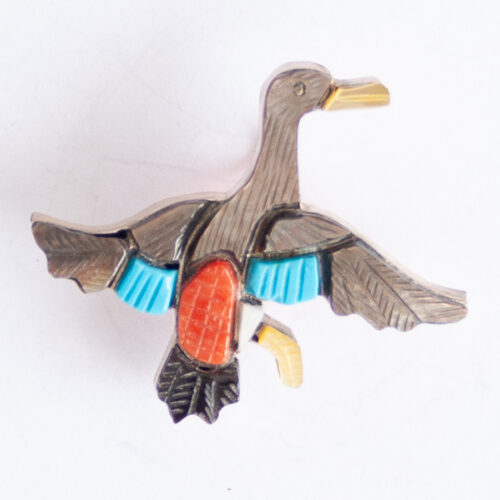 Stephen Lonjose Duck Pin Brooch Pendant