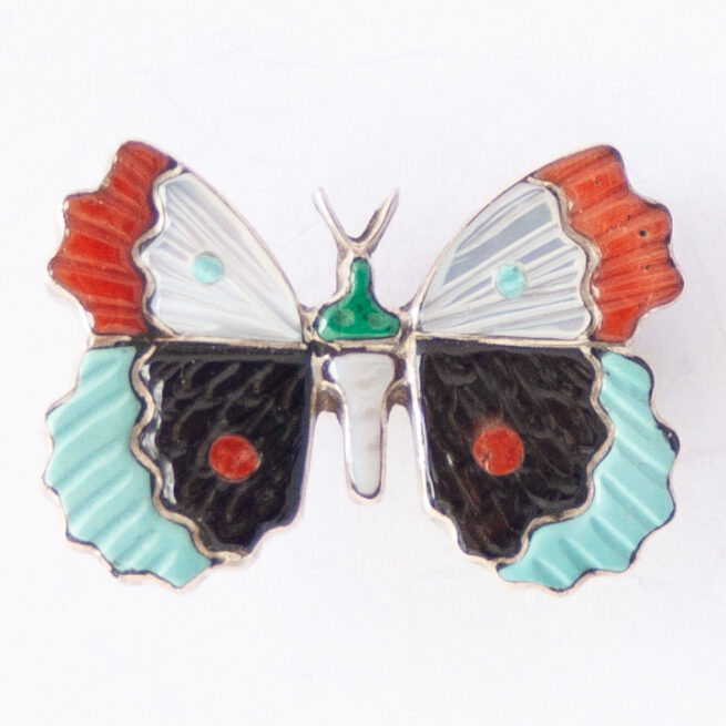 Pendentif Broche Amérindienne Papillon