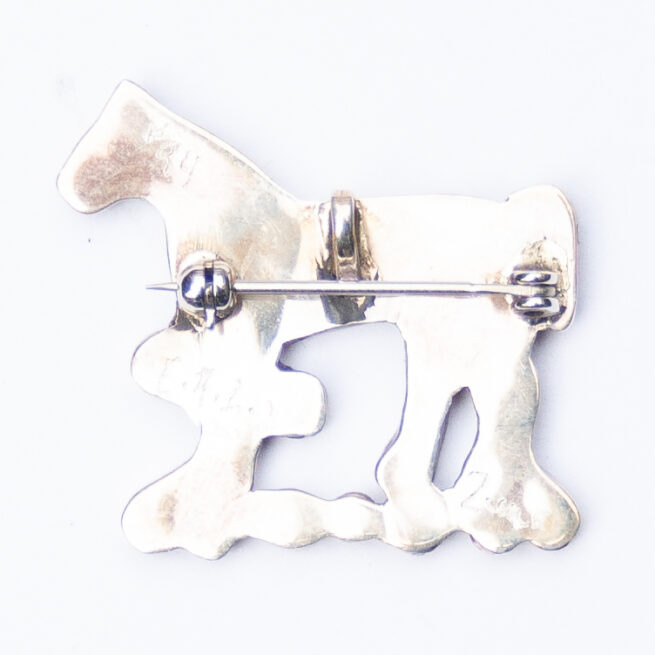 Pendentif Broche Cheval Jaspe