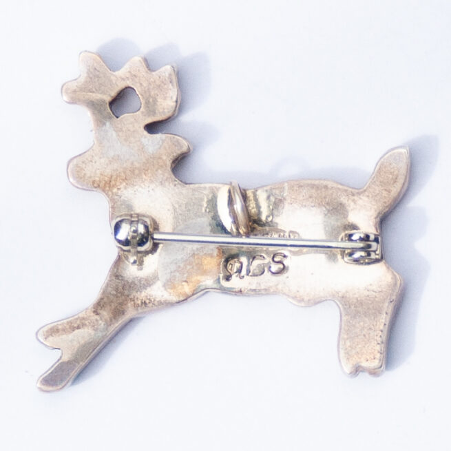 Andrea Shirley Lonjose Reindeer Pin Brooch Pendant