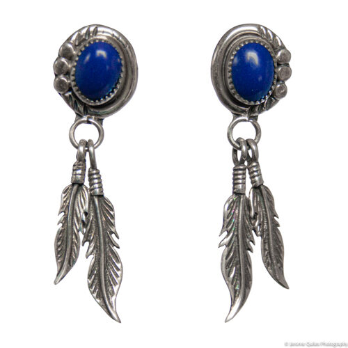 Native American Lapis Lazuli Earrings