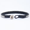 Bracelet Sámi Cuir Noir – Image 5