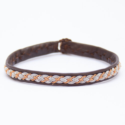 Bracelet Sámi Cuir Marron