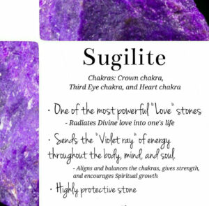 Les Bienfaits de la Sugilite