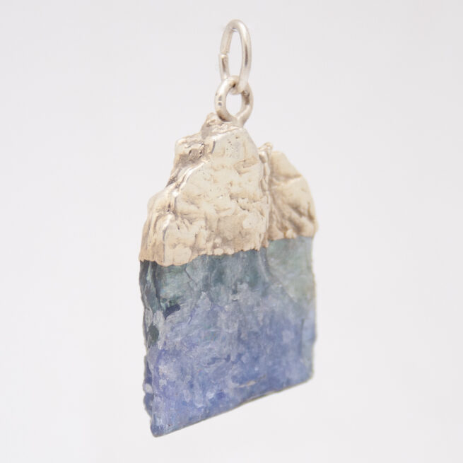 Pendentif Argent Tanzanite Brute – Image 2