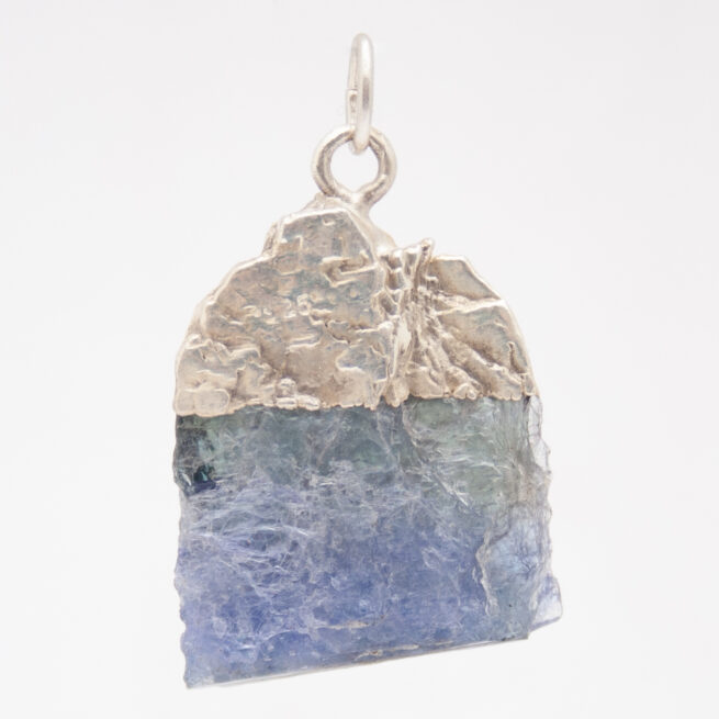 Pendentif Argent Tanzanite Brute – Image 3