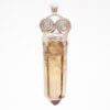 Large Golden Citrine Double Spiral Pendant