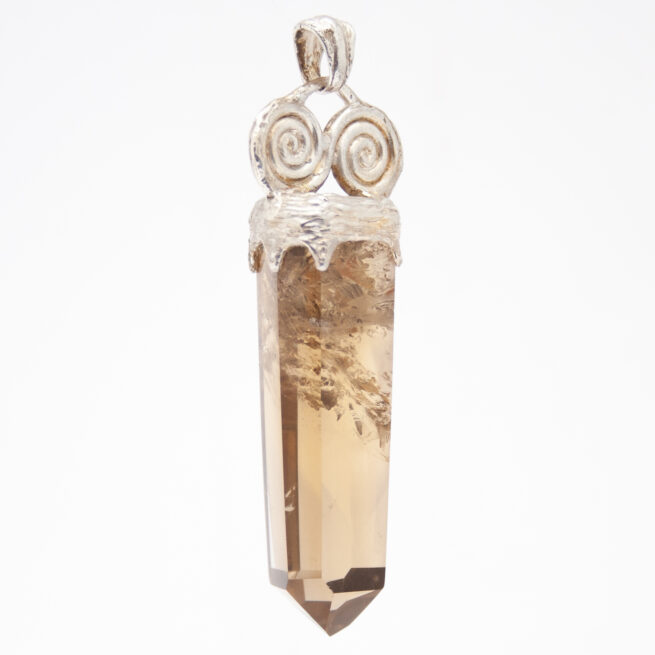 Pendentif Citrine Double Spirale – Image 2