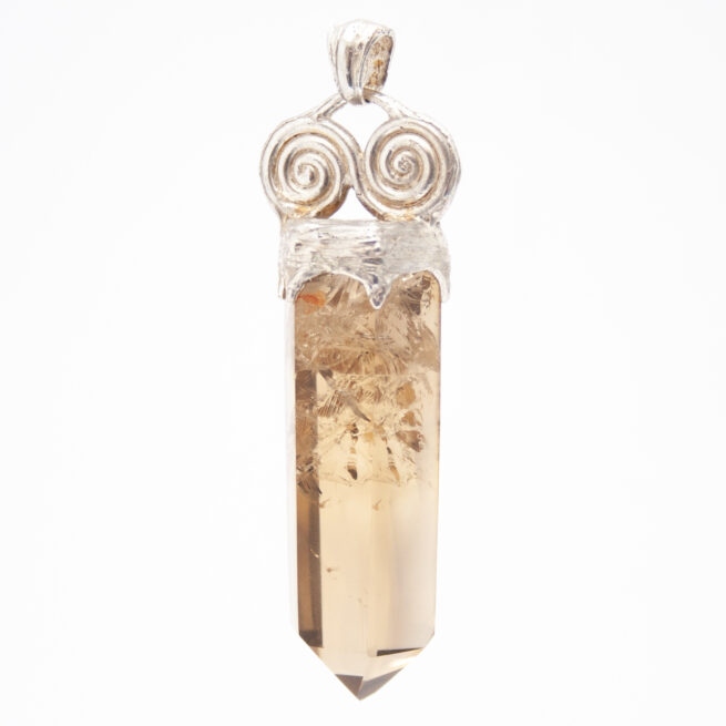 Pendentif Citrine Double Spirale – Image 4