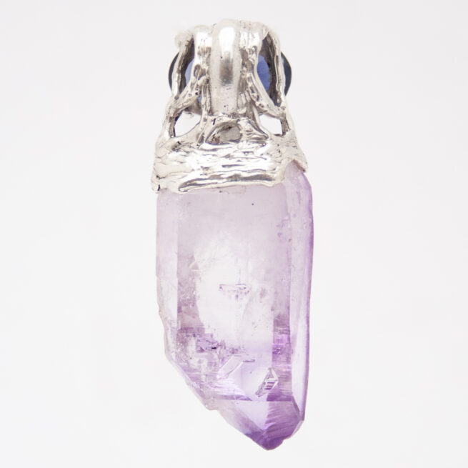 Sterling Silver Amethyst Iolite Pendant