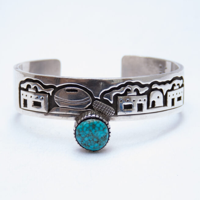 Joseph De Vern Coriz Turquoise Hopi Mesa Bracelet