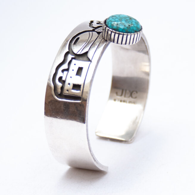 Joseph De Vern Coriz Turquoise Hopi Mesa Bracelet - Image 5