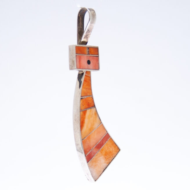 Harold Smith Orange Kachina Pendant - Image 2