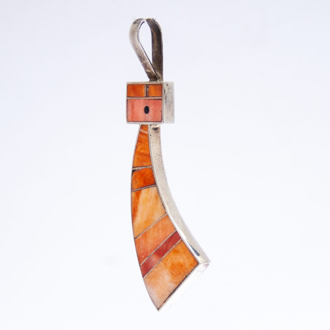 Harold Smith Orange Kachina Pendant - Image 3