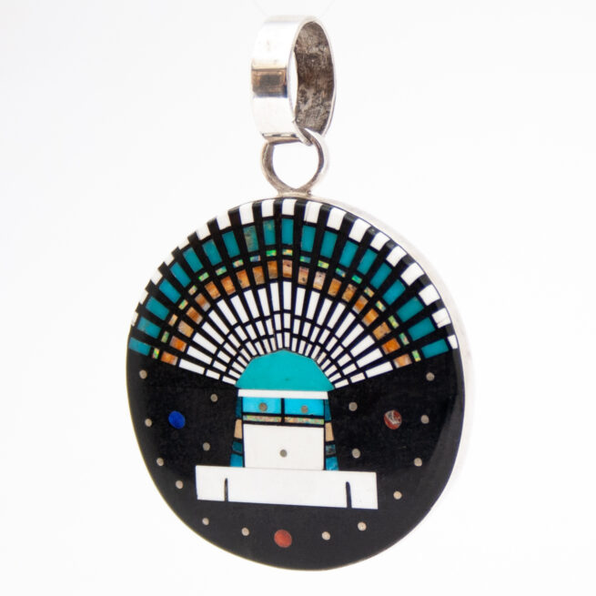 Pendentif Circulaire Cosmique Zuni