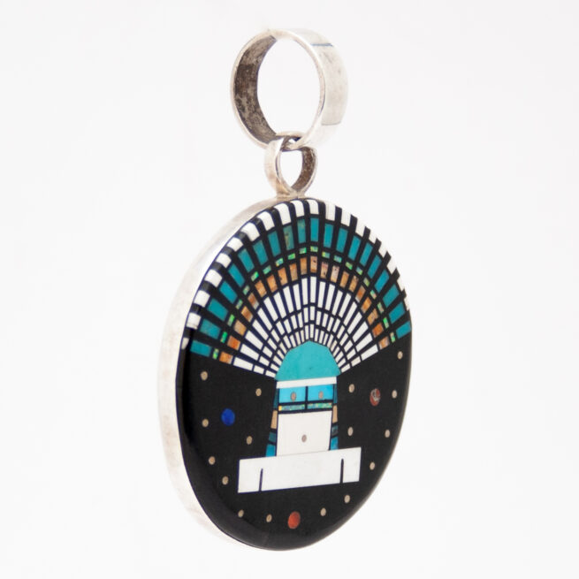 Ervin Tsosie Circular Cosmic Pendant - Image 5