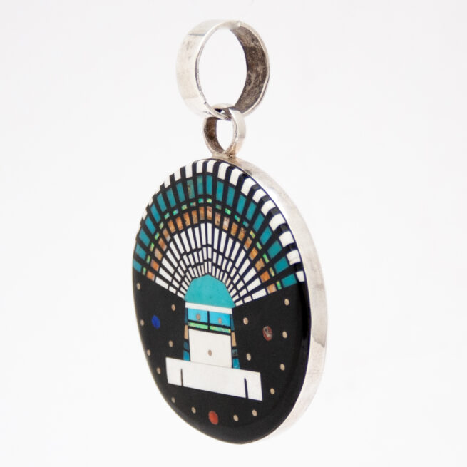 Ervin Tsosie Circular Cosmic Pendant - Image 4