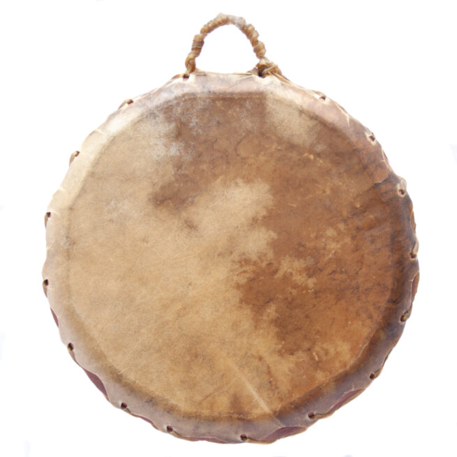 Taos Pueblo Mimbres Ceremonial Drum - Image 2