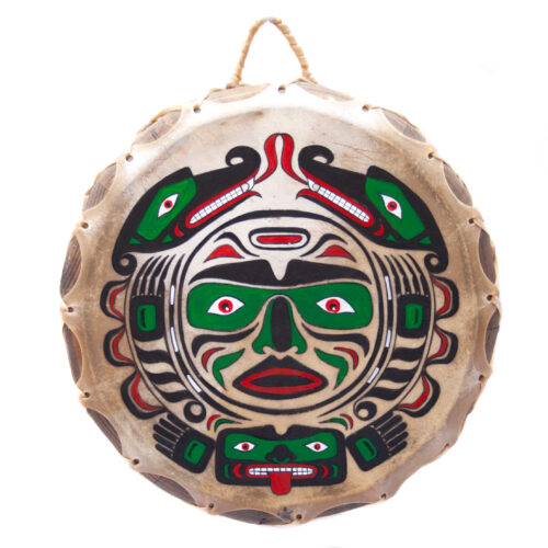 Northwest Coast Whale Moon Bear Shamanic Drum