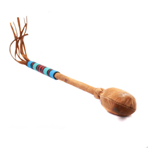 Native American Red Blue Green Beaded Drum Beater