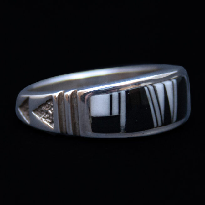 Rick Tolino Black White Ring